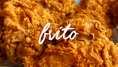 Frito branding branding and identity branding design fast food fried chicken restaurant script type typeface