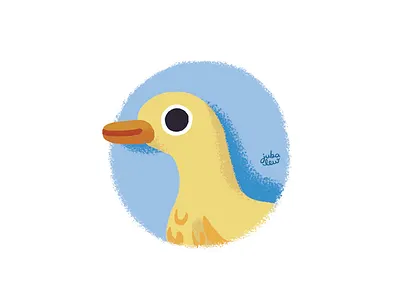 Little duck animals bird digital art drawing challenge duck illustration pato patos yellow