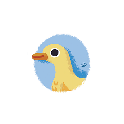 Little duck animals bird digital art drawing challenge duck illustration pato patos yellow