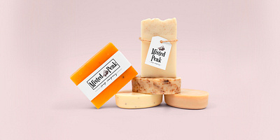 MISTED PEAK brand concept branding illustration logo design soap soap brand soap branding