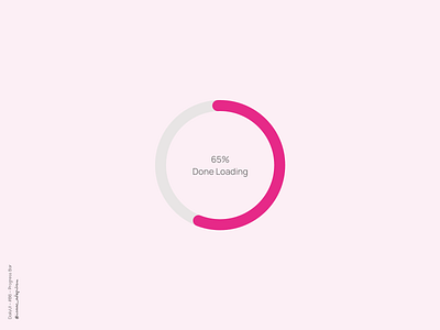 Progress Bar - 086 Daily UI Challenge dailyui dailyui 086 dailyuichallenge design minimal minimalism progress progress bar progressbar simple ui design