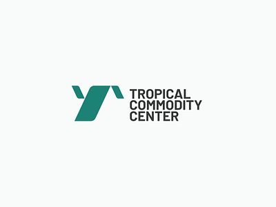 Tropical Commodity Center branding business design elegant food logo plants professional tropical typography vector