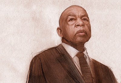 Congressman John Lewis drawing illustration john lewis political politician portrait portrait art portrait illustration procreate sketch