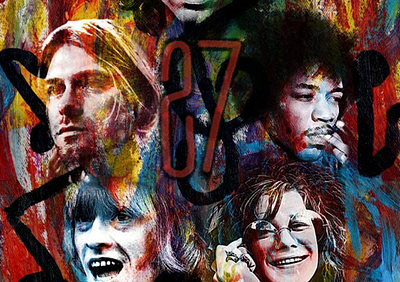 27 Club Artwork design illustration multimedia painting vector