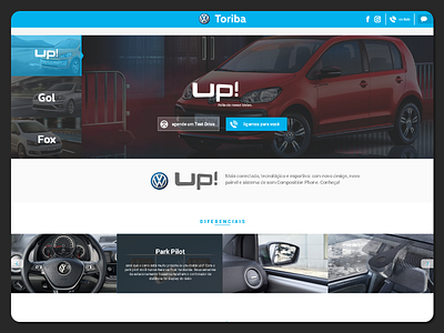 wolksvagem Toriba | UI Landingpage Concept car cars dealership landing page landing page design landingpage site sketchapp ui uidesign uiux web wolksvagem x