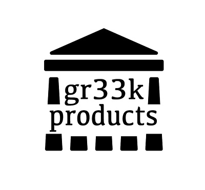 gr33k products branding design icon logo