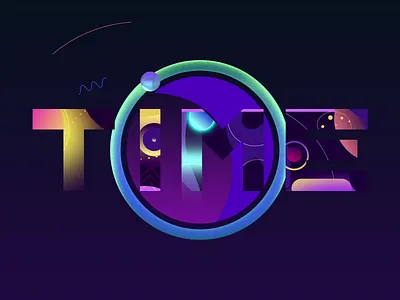 Time animation design flat illustration motion motion design motion graphics vector