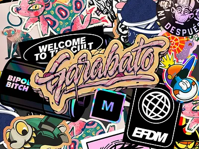 Stickers branding branding and identity branding design design el salvador illustration illustrator sticker sticker design stickermule stickers vector