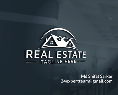 Real Estate Logo Design, Property, Mortgage, Home, Building real estate unique logo