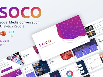 Social Media Conversation Report Presentation agency android instagram analytics internet marketing ios keynote keynote presentation powerpoint presentation design presentation template report generator social media agency social media report socialmedia agency user interface web analytics
