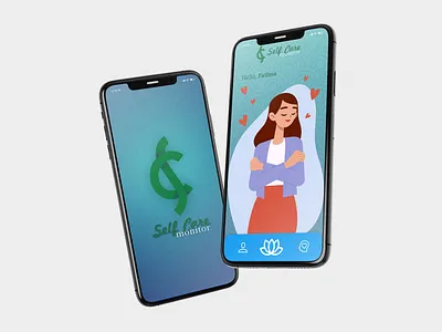 Self-Care monitor adobe photoshop anxiety depresion guadalajara health iphone itexico mental care mental health mexico mobile monitor selfcare sketch ui uidesign ux