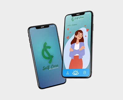 Self-Care monitor adobe photoshop anxiety depresion guadalajara health iphone itexico mental care mental health mexico mobile monitor selfcare sketch ui uidesign ux