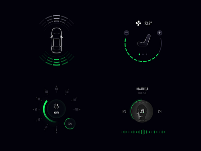 AUTO HMI 02 car design ui ux