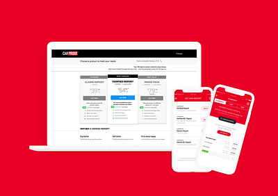 Carproof Dealer Designs app design app development automotive branding design graphic design ui ux ux design web development