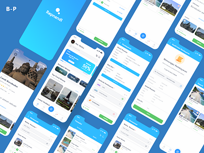 Repnandi (Tour) Design KIT app buy cute design designer discount holiday home homepage mobile mobile design mobile ui repnandi ticket tour tourist typography ui ux weekend