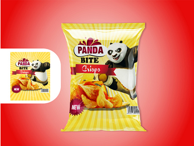 pandaa brand identity branding creative logo illustration lable logo design package design product design snack pack