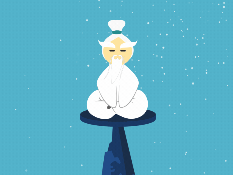 Meditating animation animation 2d animation after effects animation character