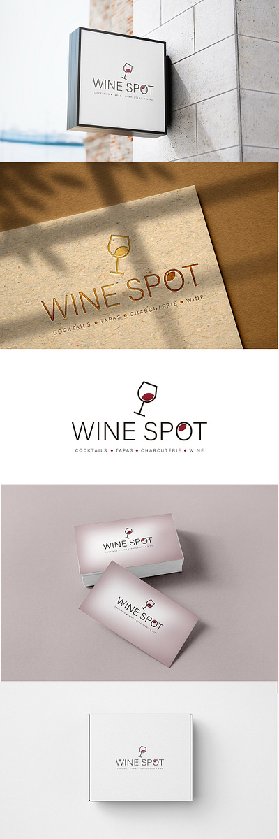 Wine Spot Logo Design branding design logo design minimal wine wine spot