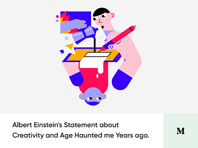 Creativity Age Limits & 6 Ways to Generate Ideas - #6 Article albear einstein blog creativity generate ideas limits medium