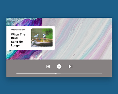 Music Player - DailyUI #009 daily 100 dailyui dailyui 009 dailyuichallenge music player music player ui ui