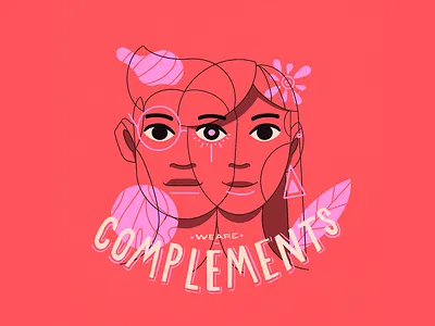 Complements character design complete digital illustration illustration procreate