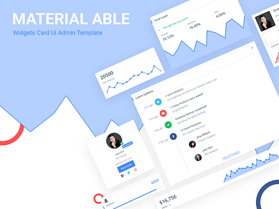 Widgets Ui Card - Material Able Admin Template admin admin dashboard admin design admin panel admin template admin templates admin theme bootstrap bootstrap admin bootstrap admin template bootstrap4 branding card widget component sass ui ui ux design widget widgets ui card