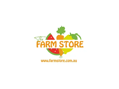 The Farm Store Branding branding logo