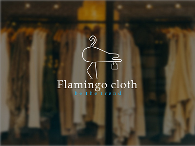 Modern minimalist Clothing Brand Business Logo brand brand identity brand logo brand logo design branding design flat flemingo logo freelancerdipu graphic design logo design logodesign minimalist logo