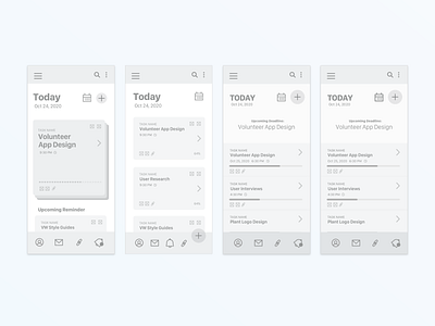 Task/Productivity Management Wireframe design learnui sketch ui uidesign uiux visualdesign wireframe xd