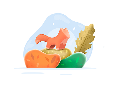 Fox 2d abstract adobe adobe illustration adobe photoshop art artwork character clean colorful creative design digital art flat graphic design illustration minimal modern simple vector