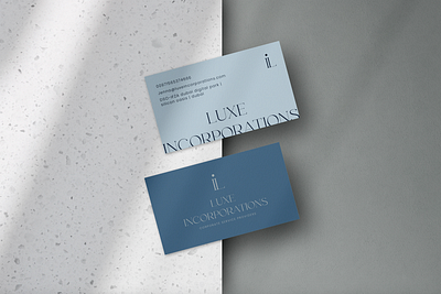 Luxe Incorporations | Branding Corporate Service Providers branding business cards design graphic design logo logo design