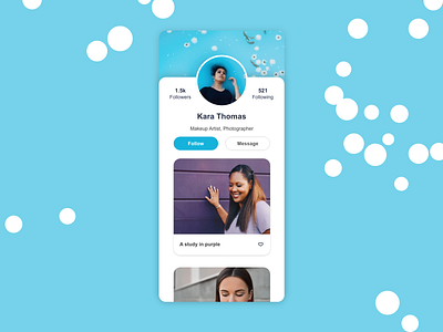 DailyUI #006 app dailyui dailyui 006 dailyuichallenge design digital art flat graphic design minimal mobile ui unsplash user profile