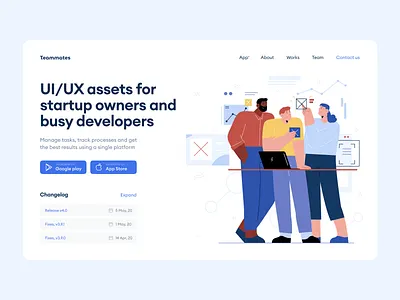Teammates Illustrations 🧑💼👩💼 application colorful craftwork discount flat illustration illustrations office teammates vector web website work
