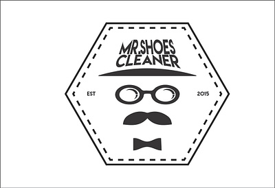 MR. SHOESCLEANER ai flat logo shoes shop vintage logo