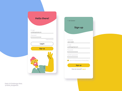 Daily UI #001 Sign Up dailyui dailyui 001 dailyuichallenge design figma mobile app mobile ui sign up sign up ui ui ui design web