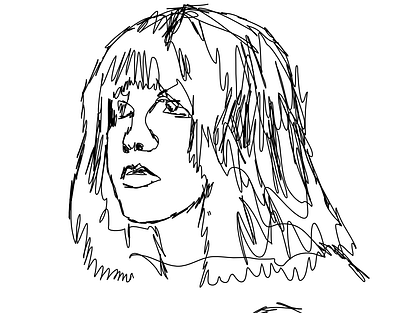 Portrait of Stevie Nicks graphic design illustration portrait