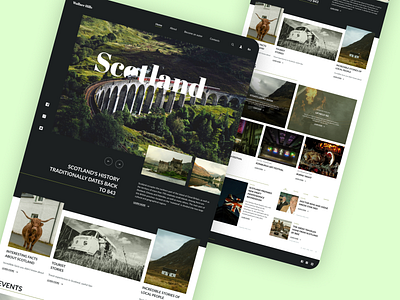 Blog. Scotland blog concept design design news scotland ui uiux ux web webdesign