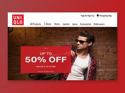 Redesign - Uniqlo Website