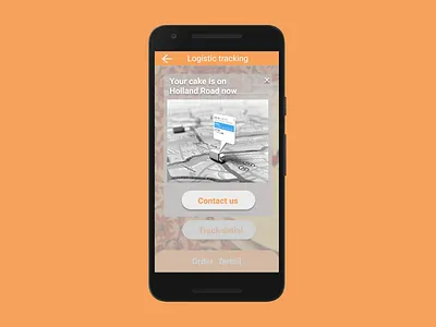 Day 20 Location Tracker #DailyUI app dailyui dailyuichallenge design e commerce app location tracker logistic ui