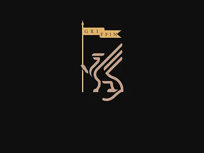 griffin art brand design gryphon illustration lion logo لوگو