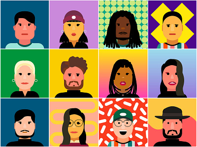 Adobe MAX Avatar Creator adobe adobe illustrator adobeilustrator adobemax advertising color editorial graphic illustration lifestyle people vector
