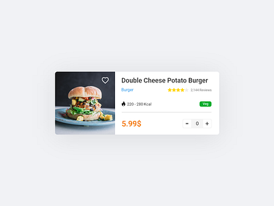 Food order card adobe xd adobexd bootstrap bootstrap 4 card food and drink food app food app ui food order app food ordering