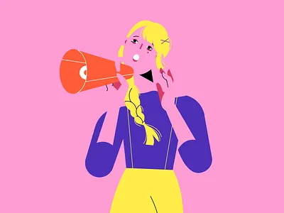 speaker gilr artwork character character design design gilr illustraion illustration art illustrator lovely moneypin speaker