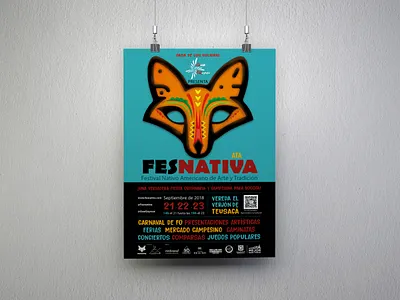 Fesnativa design illustration poster design