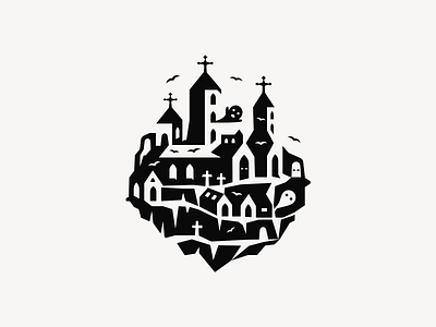 Halloween Castle ▲ belcdesign castle dribbbleweeklywarmup halloween halloween design illustration patrykbelc vectors