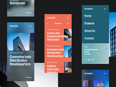 Archytkz Mobile design inspiration lookbook portfolio ui ui design ux ux design web web design