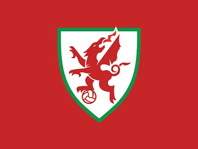 WELSH DRAGON crest dragon dragons dragons world dragonslogo drawing england football football badge football logo great britain soccer soccer logo vector wales warrior welsh