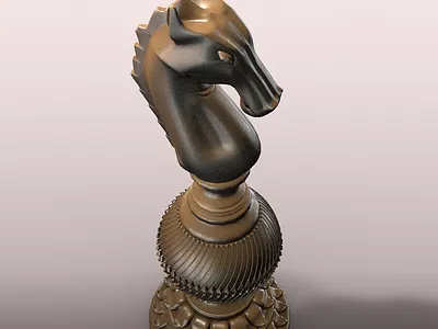 Chess Knight 3d 3d artist cinema4d