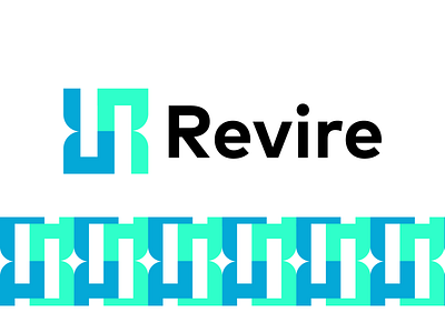 Revire app bold brand brand identity branding design graphic design icon identity illustration logo logo design logo mark minimal modern r logo revire typography ui vector