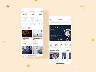 Home and Category Listing | Marketplace UI/UX Mobile animation app branding category design ecommerce filters illustration interaction listing logo marketplace product design selling shop sorting store trending ui ux